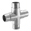 Stainless Steel 4-Way Cross Fitting 1 2/3" Dia. x