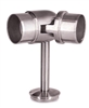 Stainless Steel Elbow Handrail Support 1-2/3" Dia. x 5/64", for Tube 1-2/3" Dia.