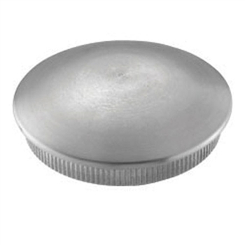 Galvanized Steel End Cap Rounded For Tube1 2/3" Di
