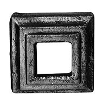 Square flat shoe fits 1 3/16" newel post