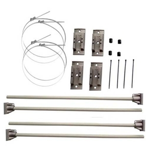 Hurricane Bracket 30" Double Sets - Silver