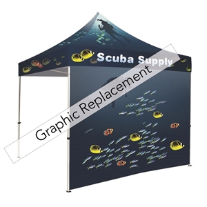 tent dye-sublimation full wall