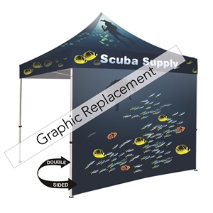 tent dye-sublimation full wall double-sided