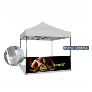 custom tent half wall single-sided kit