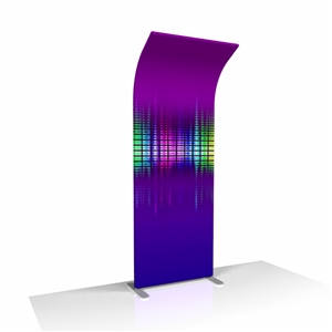 Graphic Wave Tube Modular A6 39" X 109" Single Sided
