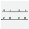 Straight Connector for small channel on Light Box Set of 2