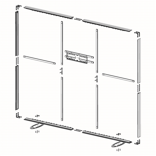 Igniter LightBox 118"x96" TV Left Hardware Only