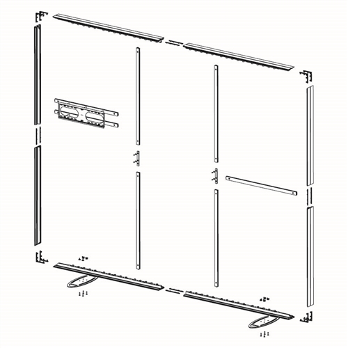 Igniter LightBox 118"x96" TV Left Hardware Only