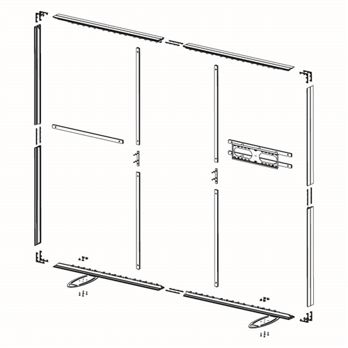 Igniter LightBox 118"x96" TV Right Hardware Only