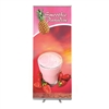 RBS34EV Standard banner stand with vinyl graphic