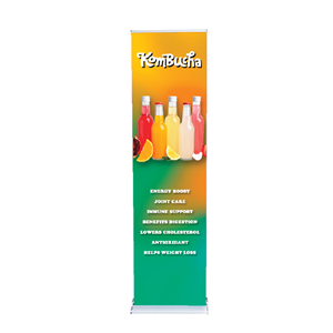 Cascade Retractable Banner Stand 24 x 96 Fabric