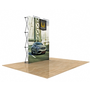 Star Fabric Pop-Up Display 5 Ft Without End Caps