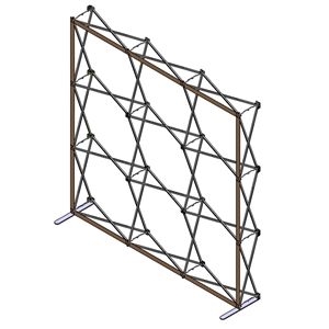 SFW33SH 8ft straight replacement frame hardware only