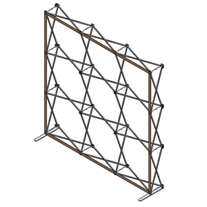 SFW33SH 8ft double-side frame hardware only