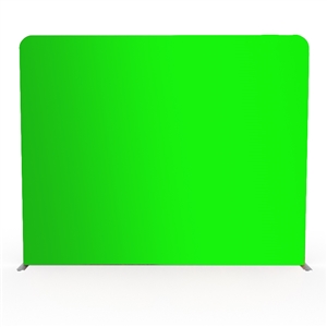 10ft wave tube modular green screen graphic