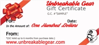 One Hundred Dollar Gift Certificate ($100)