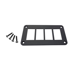 UNIVERSAL DASH 4 ROCKER SWITCH PLATE BY MOOSE