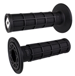 ODI BLACK RUFFIAN FULL WAFFLE MX DIRT BIKE GRIPS