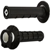 ODI BLACK V2 HALF WAFFLE MX DIRT BIKE LOCK ON GRIPS