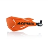 ORANGE / BLACK X-FACTORY HANDGUARDS WITH UNIVERSAL MOUNT KIT BY ACERBIS