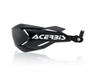 BLACK / BLACK X-FACTORY HANDGUARDS WITH UNIVERSAL MOUNT KIT BY ACERBIS