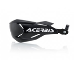 BLACK / BLACK X-FACTORY HANDGUARDS WITH UNIVERSAL MOUNT KIT BY ACERBIS