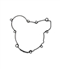 GASGAS EC 300 2021-2023 IGNITION COVER GASKET BY MOOSE