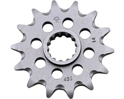 SUZUKI DRZ400 2000-2023 FRONT SPROCKET 14 TOOTH SELF CLEANING BY JT SPROCKET