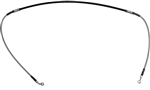 HONDA CRF300L 2021-2022 FRONT STEEL BRAIDED BRAKE LINE BY MOOSE