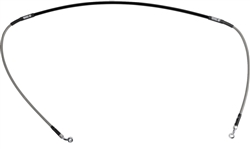 HONDA CRF300L 2021-2022 FRONT STEEL BRAIDED BRAKE LINE BY MOOSE