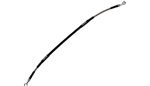 KAWASAKI KLX300 / KLX300SM 2021-2024 REAR STEEL BRAIDED BRAKE LINE BY MOOSE