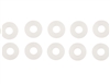 6MM X 16MM SEMI-TRANSPARENT NYLON WASHER