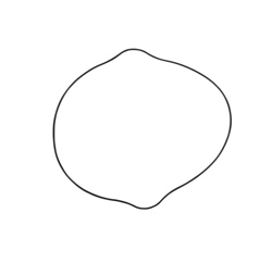 SUZUKI RM125 1992-2008 OUTER CLUTCH COVER GASKET BY MOOSE