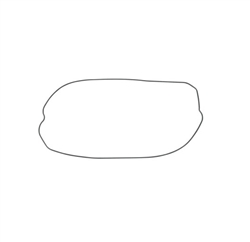 HONDA CR250 2002-2007 OUTER CLUTCH COVER GASKET BY MOOSE