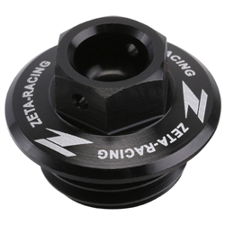 HONDA CR250 1990-2007 BLACK OIL FILL CAP BY ZETA