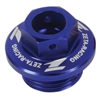 SUZUKI RM250 2001-2008 BLUE OIL FILL CAP BY ZETA