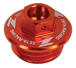 KTM 50 SX 2010-2025 ORANGE OIL FILL CAP BY ZETA