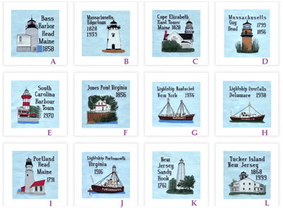 Atlantic Coastal Lighthouses Collection 1