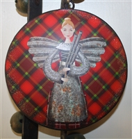 Scottish Angel ornament disk