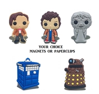 Dr. Who paperclip set