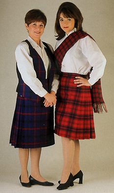 Tartan Ladies kilt skirt