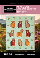 Mini Coos: A Highland Coo Quilt