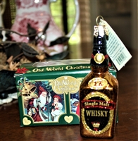 Whisky bottle ornament
