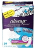 Always Discreet Maxi Incontinence Liner, 13.5" Length, Heavy Absorbency, DualLock, 39/PK 3PKS/CS