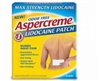 Topical Pain Relief Aspercreme 4% Strength Lidocaine Patch 5/BX