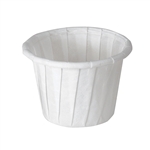 Solo White Paper Souffle/Portion Cup, 0.5 oz., 5000/CS
