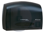 Kimberly-Clark In-Sight Microban JRT Tissue Dispenser, Smoke Gray