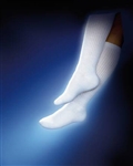 Diabetic Compression Socks Sensifootâ„¢ Knee-high Large White Closed Toe8-15MM 2EA/PR
