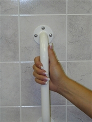 Wall Grab Bar sunmarkÂ® 18 Inch White Steel