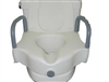 sunmarkÂ® Locking Raised Toilet Seat with Padded Armrests